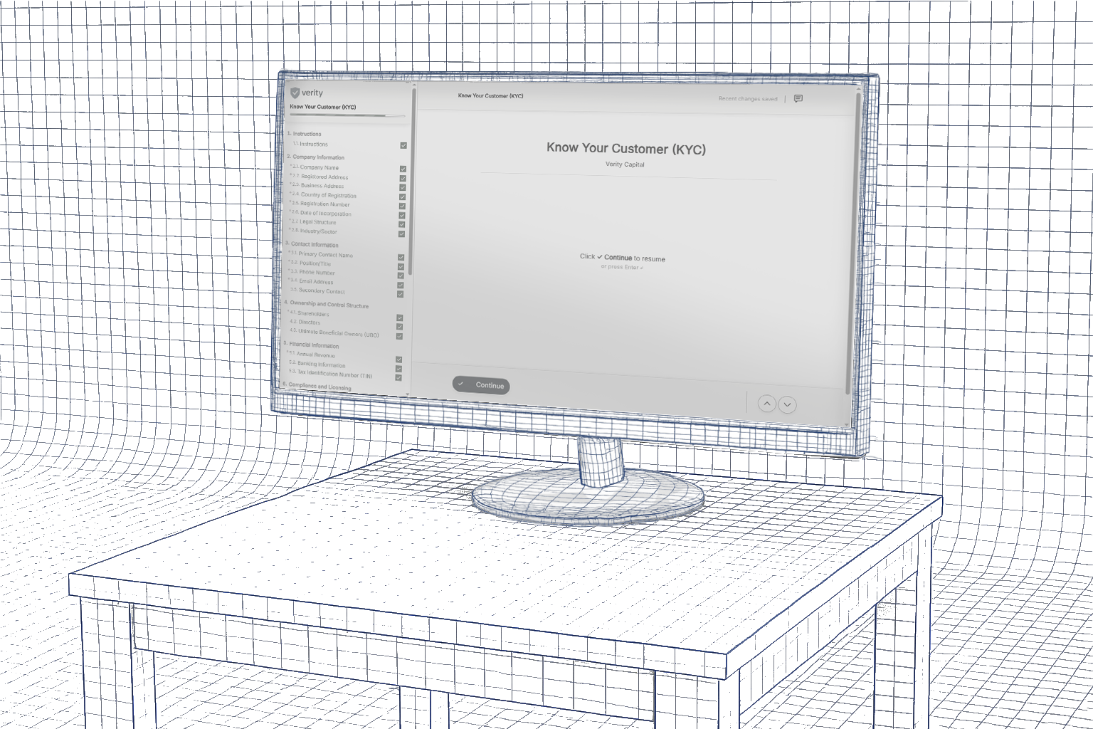 Configure custom links with your business domain mesh frame image