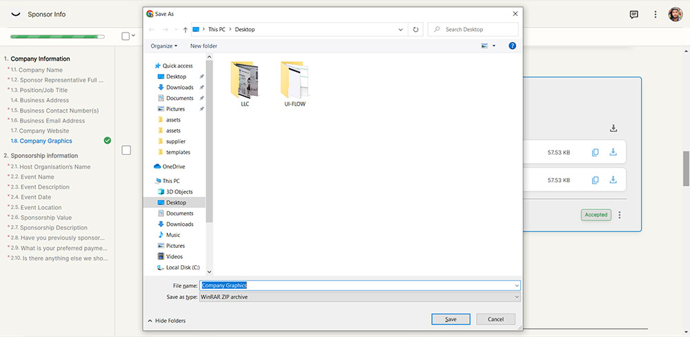 Download files all in one neat package