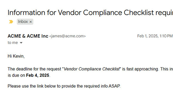 Automatic reminder templates