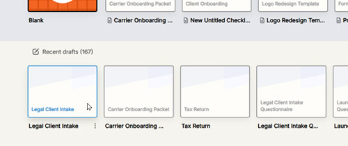 Navigating to the request editor from drafts.