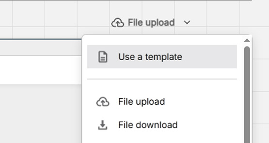 Reuse questions, full sections, or entire requests